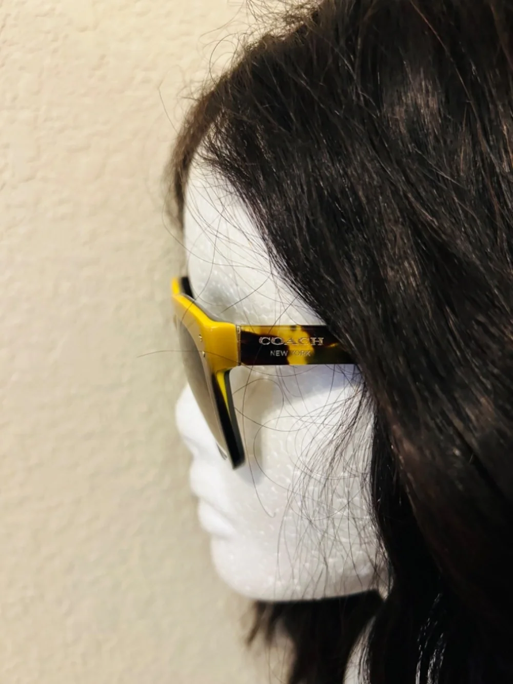 Coach Yellow/Tortoise Gradient Casey Sunglasses